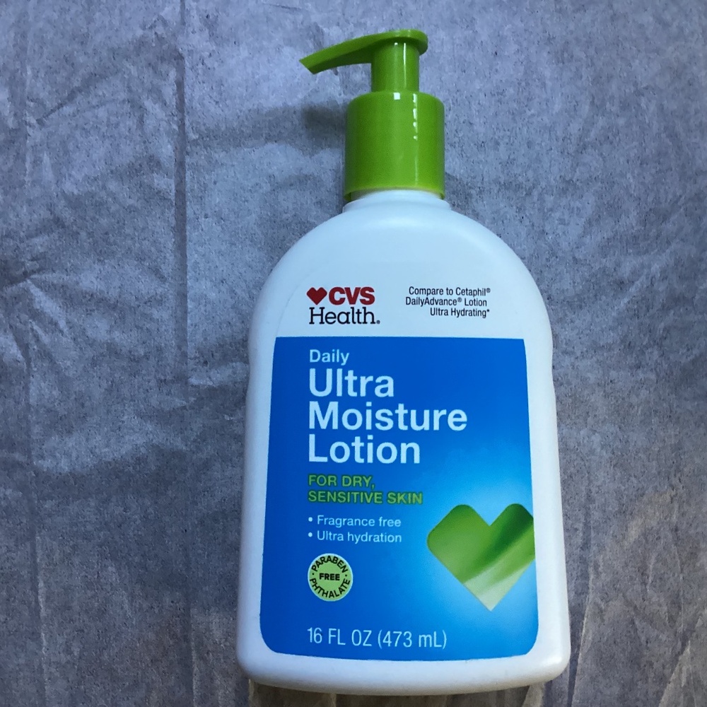 CVS Health Daily Ultra Moisture Lotion Fragrance Free 16 fl oz/473 ml NEW